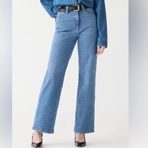 J. Crew Slim Wide leg crop jeans